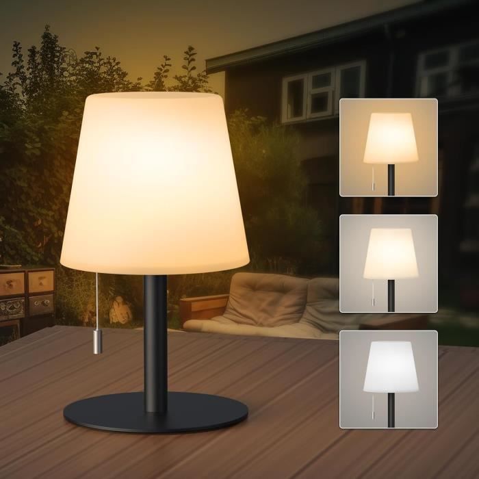 Lampe De Table Portable KLEAH : Lanterne LED Rechargeable 50H, Poignée 360°, Variateur Continu, Parfaite Pour Camping, Chambre Et Fêtes