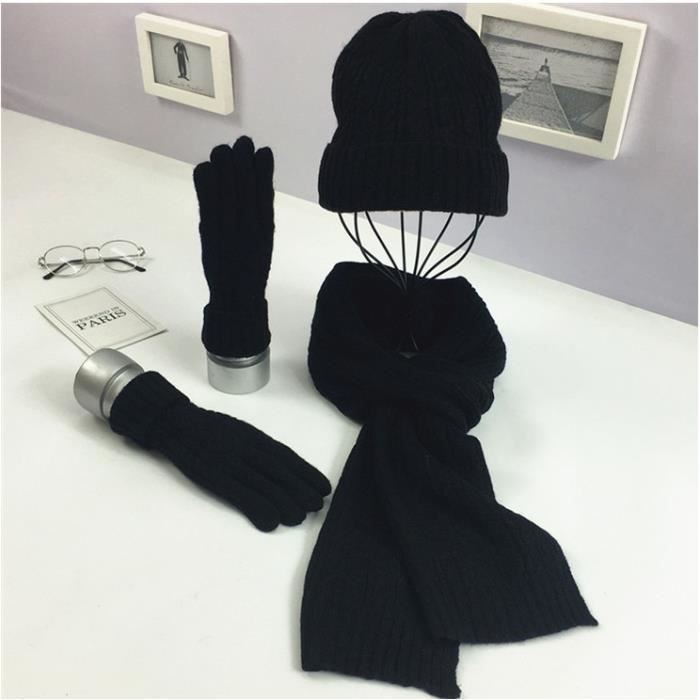 echarpe et gants assortis femme