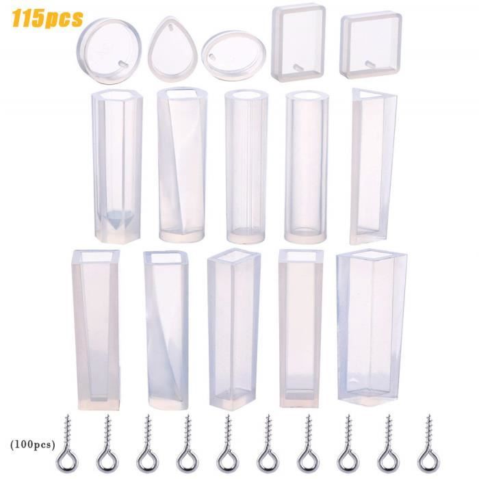 Moule Silicone Tessco Forme Couteau – Double Cavité, 0,4x2x6 Pouces, Bleu
