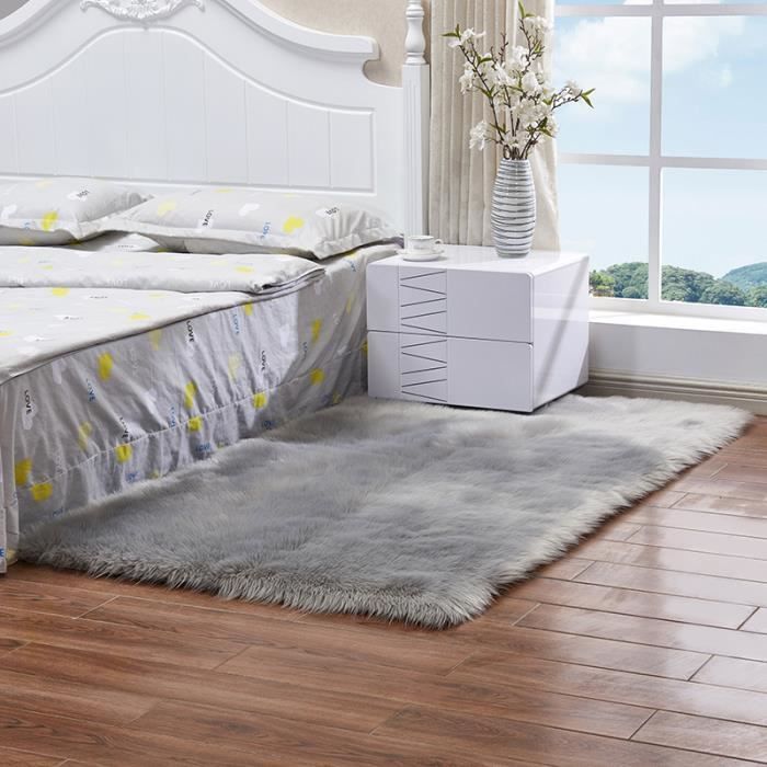 Gris Tapis Salon Carpet Tapis Chambre D Enfant Mouton Art Tapis