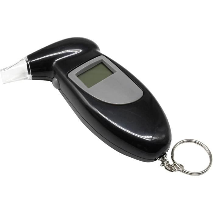 Testeur d'alcool - Testeur d'haleine d'alcool à Affichage numérique  Professionnel, détecteur d'alcootest, Porte-clés de Test d[746] - Cdiscount  Auto