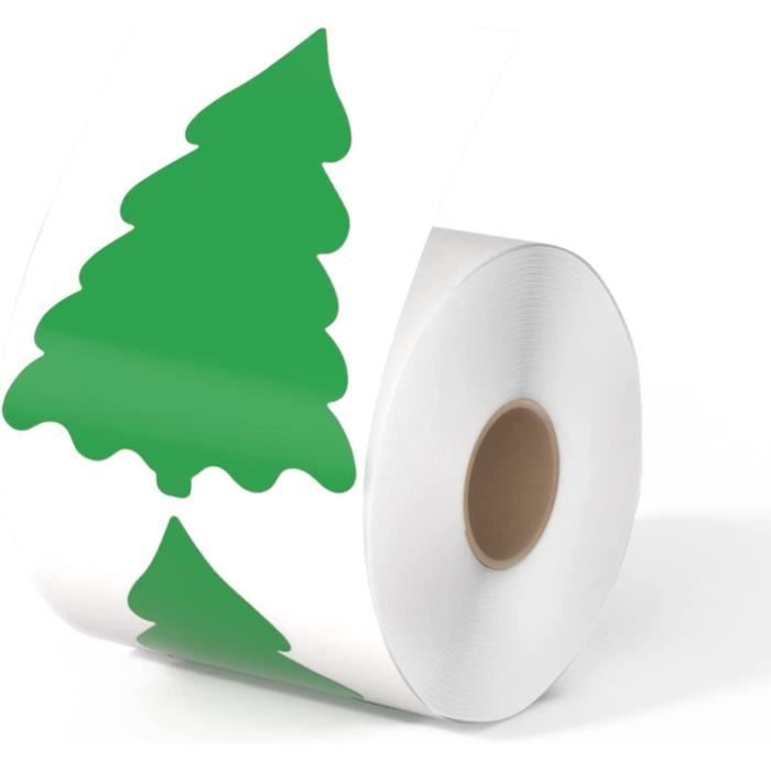 Autocollants De Noël En Gros - 500 Pièces Étiquettes Arbre En Feuille D