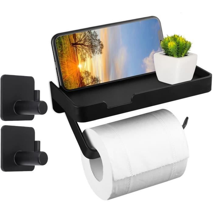 Porte-Papier Toilette Supports de Rouleau de Papier Toilette Boîte de Rangement de Papier Non Perforée