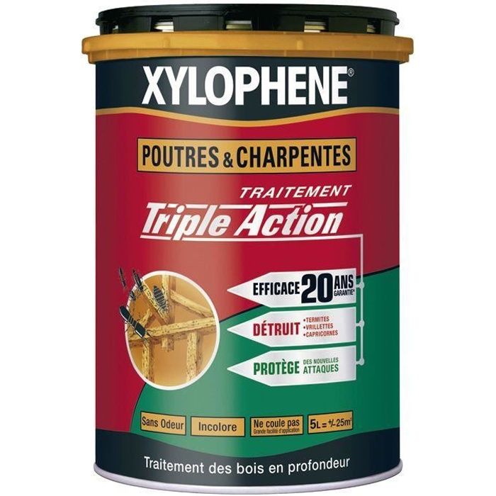 Xylophene Poutre Charpente 5l 1l S Odeur 20 Ans B Cdiscount Bricolage