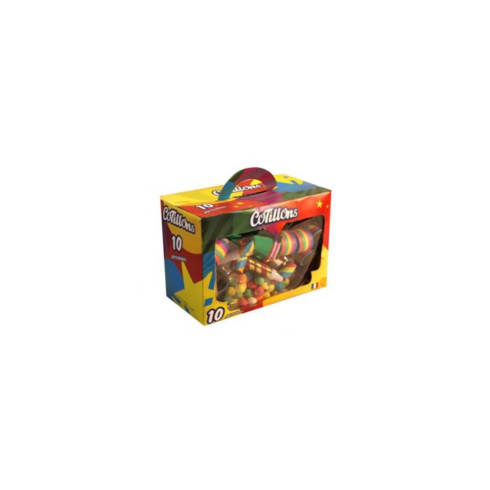 Coffret de cotillons - 10 - Pour 10 personnes - Mixte - 100 pièces - Idéal fêtes