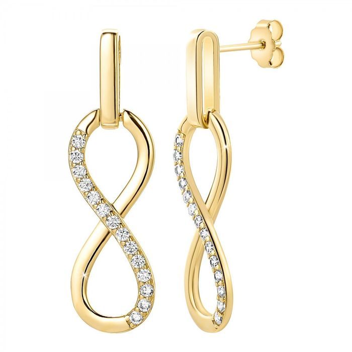 Boucles doreilles infini par SC Bohème