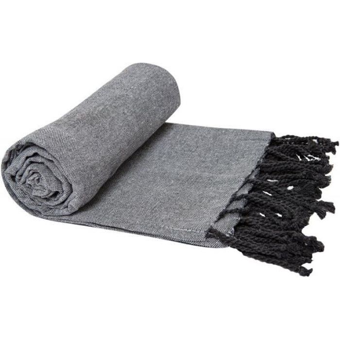 Pareo Fouta 90x170 Cm - 100% Coton - Double Face Éponge