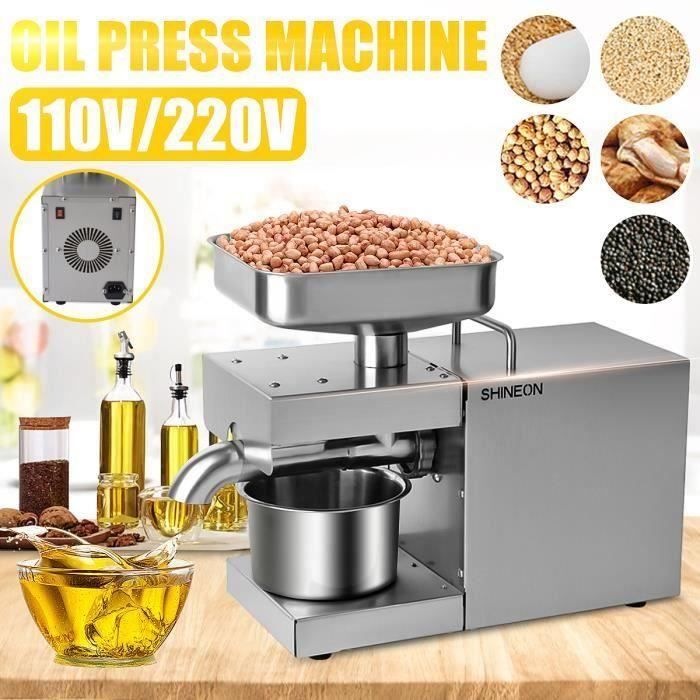 1500W MX9 Machine Extraction Huile Presse à Huile Arachide Sésame Olive