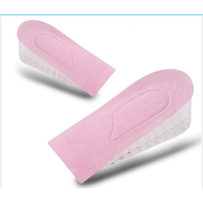 1 paire 2 Couches3.5cm Talonnette Grandissante gel Femme Homme