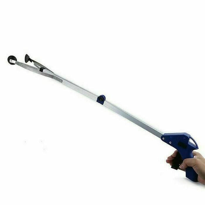 Pince Ramasse-déchets Longue Portée 83 Cm - Pliable, Poignée Antidérapante - Pour Jardin, Parc, Nettoyage Sans Se Pencher