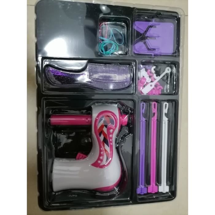 Machine à tricoter électrique automatique, bricolage de cheveux, outils de tresse de cheveux