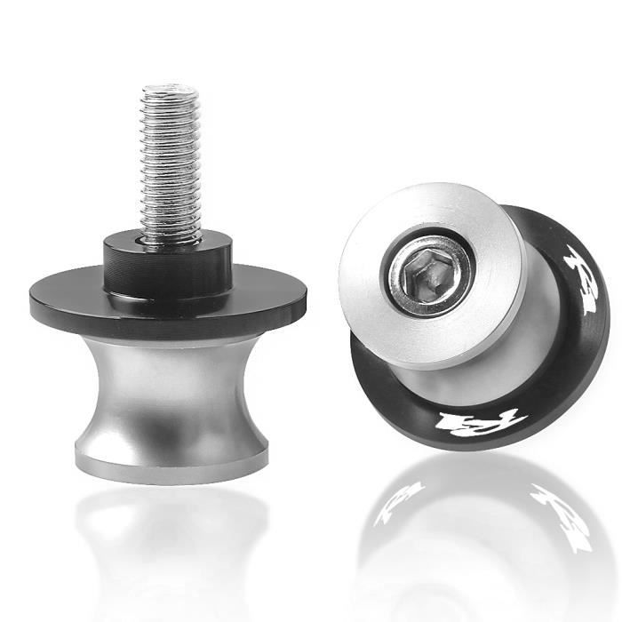 Bobines De Bras Oscillants En Aluminium M6 Pour Moto Yamaha Triumph (Noir