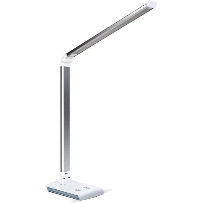 Led Desk Lamp Metal Swing Arm, Swing Arm Desk Lamp With Clamp