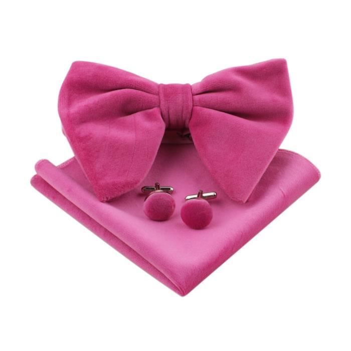 Mouchoir Carré En Bois Creux Avec Nœud Papillon De Poche Pour Homme