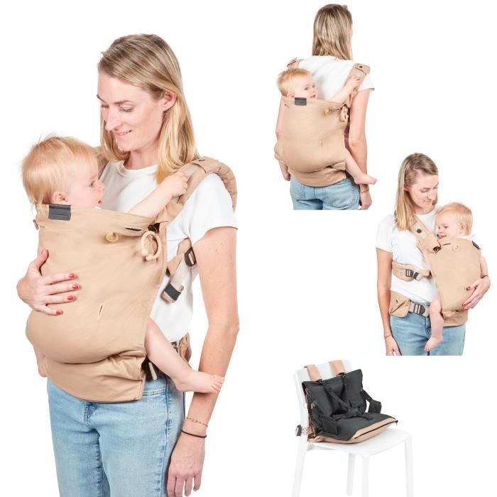 Babymoov Porte b b physiologique volutif en R hausseur nomade