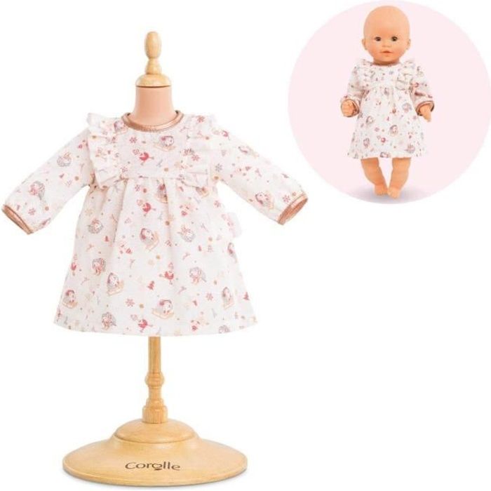 Robe Hiver enchanté pour Mon premier poupon Corolle 30 cm - COROLLE - Blanc  - Manches longues - Cdiscount Jeux - Jouets