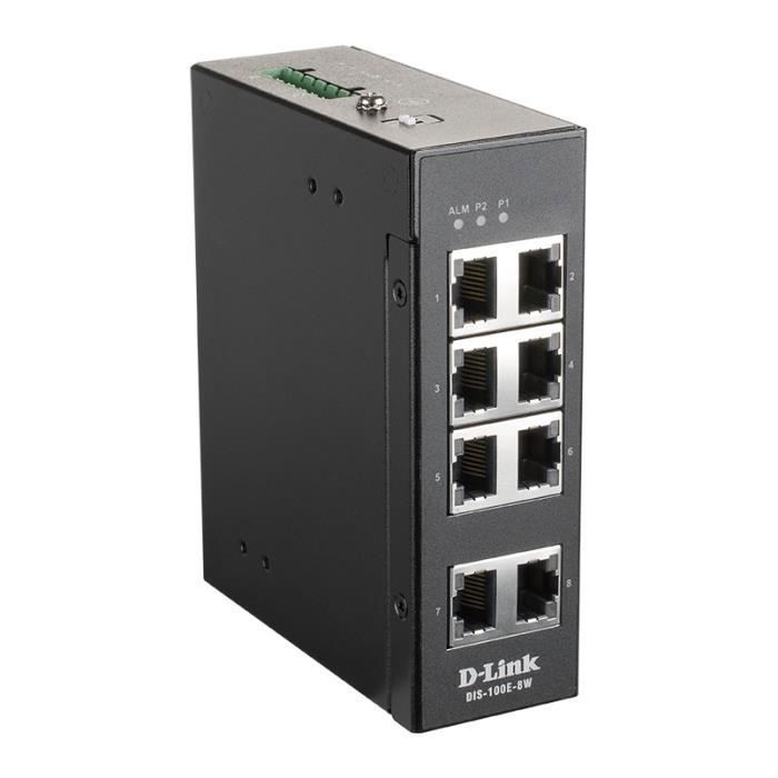 DLINK Commutateur Ethernet DIS-100E-8W 8 Ports