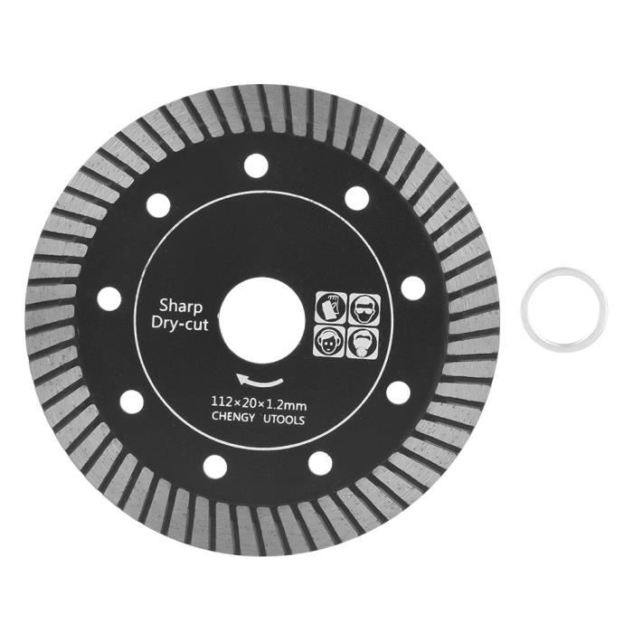 Lame De Scie Diamant Brasée 230 Mm (9") - Pour Coupe Pierre, Marbre, Granit, Métal, Utilisable à Sec Ou à L'eau - 7