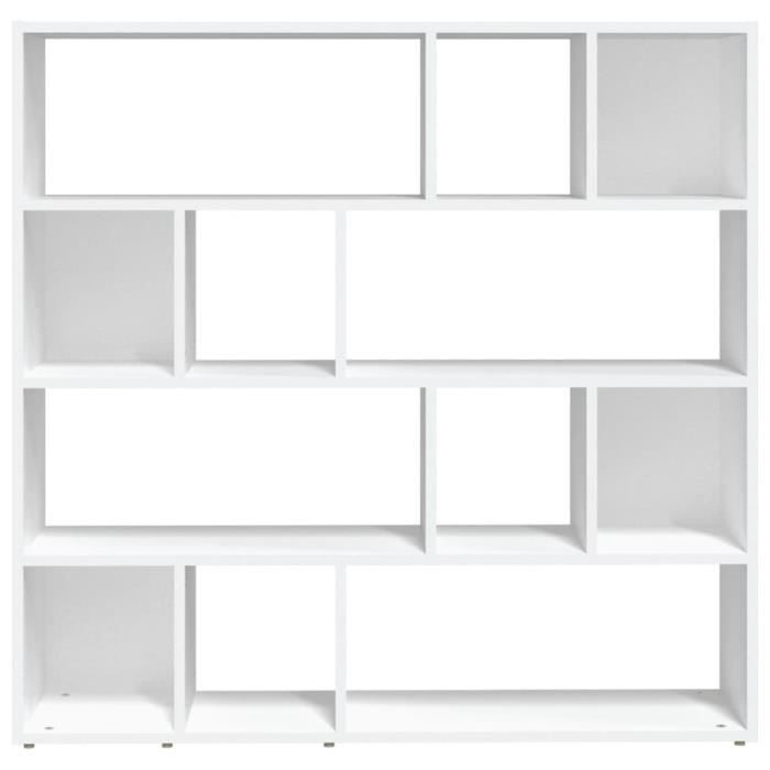 Cloison de séparation - ESTINK - 85670 - Blanc - 105x24x102 cm - Bois dingénierie