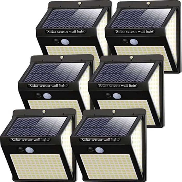 Lampe solaire exterieur, TYRESES Lampe solaire avec Detecteur Mouvement,  229 LED, 3 modes d'éclairage,Etanche IP65 eclairage solaire - Cdiscount  Maison