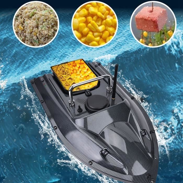 Antenne 2.4GHz SUMKTO Pour Bateau Appât RC - Portée 500m Noire