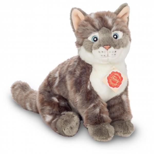 Peluche chat tigré discount gris