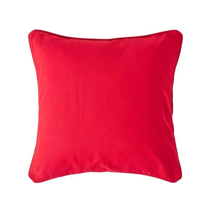 Housse de coussin Uni Rouge 60 x 60 cm Housse de coussin Uni Rouge 60 x 60 cm