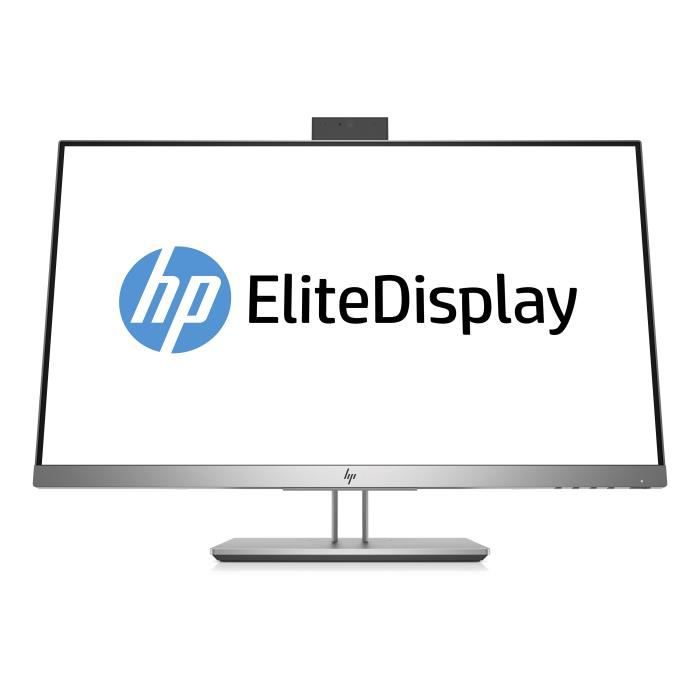 HP Moniteur LCD E243d 605 cm (238) Full HD WLED - 16:9 - Argenté - Résolution 1920 x 1080 - 250 cd/m²  - 7 ms - Webcam
