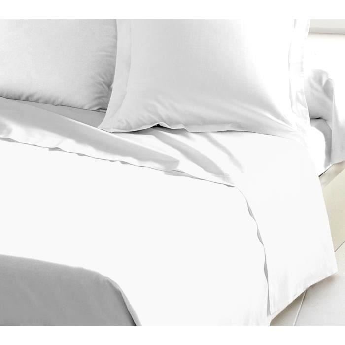 LOVELY HOME Drap Plat 100% coton 180x290 cm 1 personne - vue 5