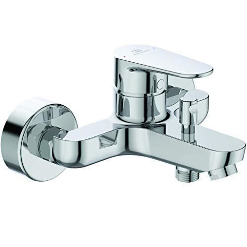 Mitigeur Baignoire-Douche Mural Ceraline Noir Mat Ideal Standard – Économie D'Eau, Limiteur Température, Design Moderne