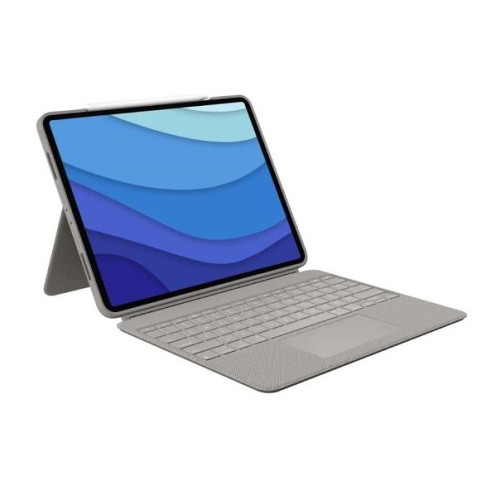 Clavier et étui pour tablette - LOGITECH - Combo Touch - 129 pouces - Touchpad - Protection avant et arrière