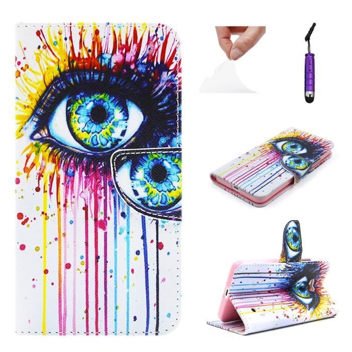 Étui Portefeuille Pour Nokia Lumia 640 LTE En Cuir PU De