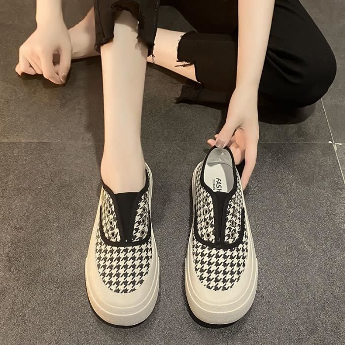 Baskets femme grosse outlet semelle