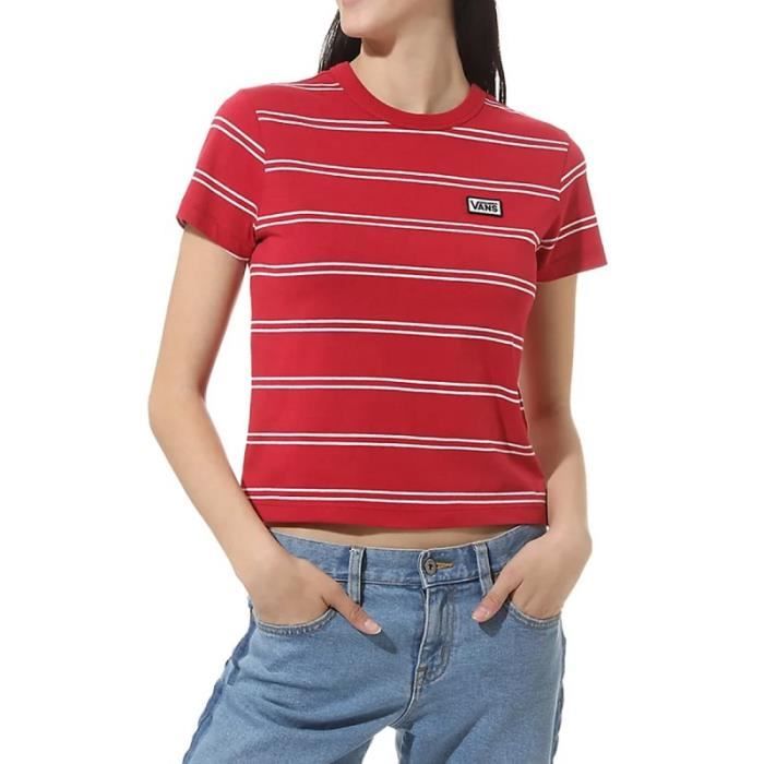 Tee shirt vans femme rouge clearance