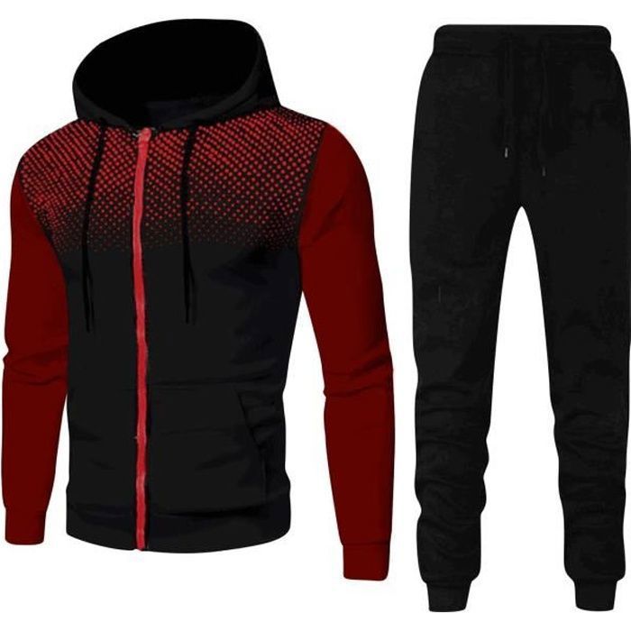2021 Nouveau Survêtements Homme Manches Longues Ensemble Jogging - Main Image