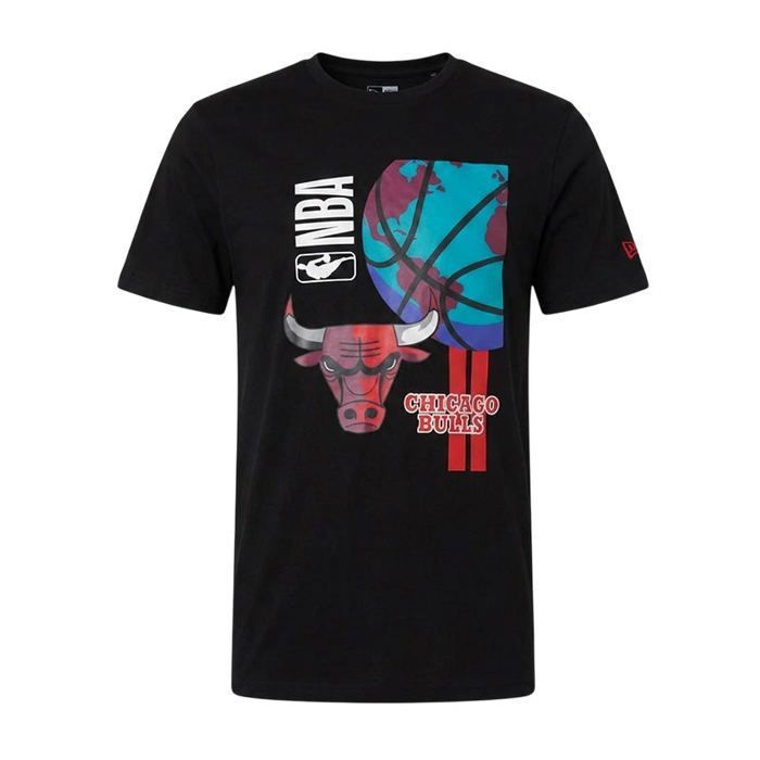Tee-shirt Homme New Era CHICAGO BULLS NBA GLOBE LOGO