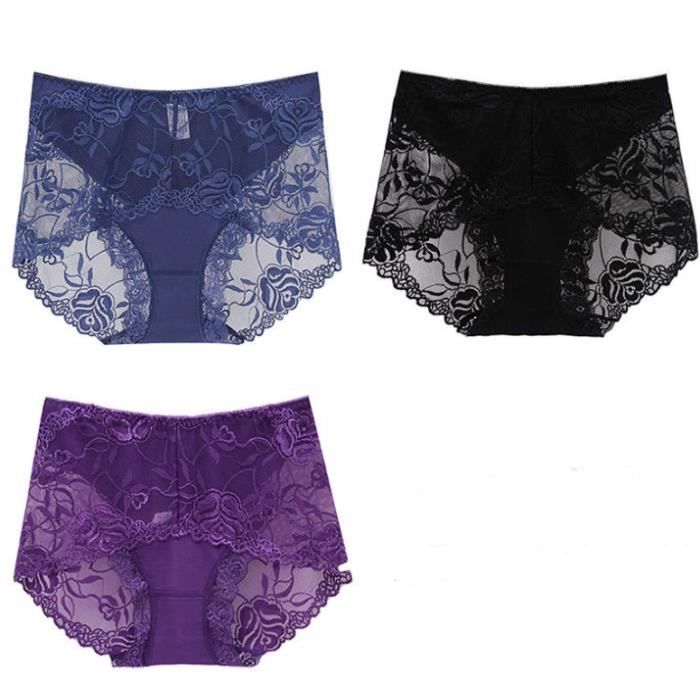 Culotte Diesel Taille Haute En Dentelle - Noir & Gris - Taille FR40/38 - Neuf Avec étiquettes