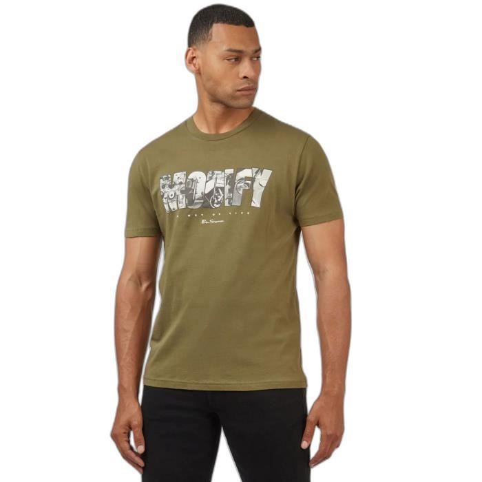 T-shirt Ben Sherman Culture Graphic - camouflage - L