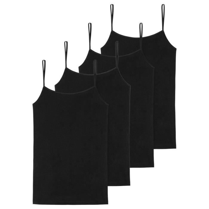 SCHIESSER Maillot De Corps Homme Uni, Paquet De Pru00eat