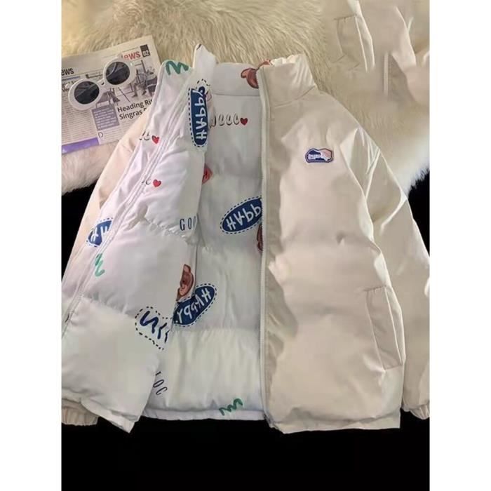 Acheter Manteau d'hiver en coton pour hommes, rembourré, peluche
