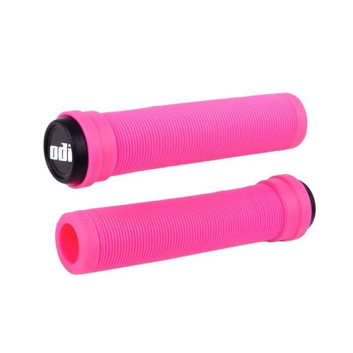Poignées ODI Longneck Flangeless - rose - 31x135 mm - BMX - Homme - Adulte