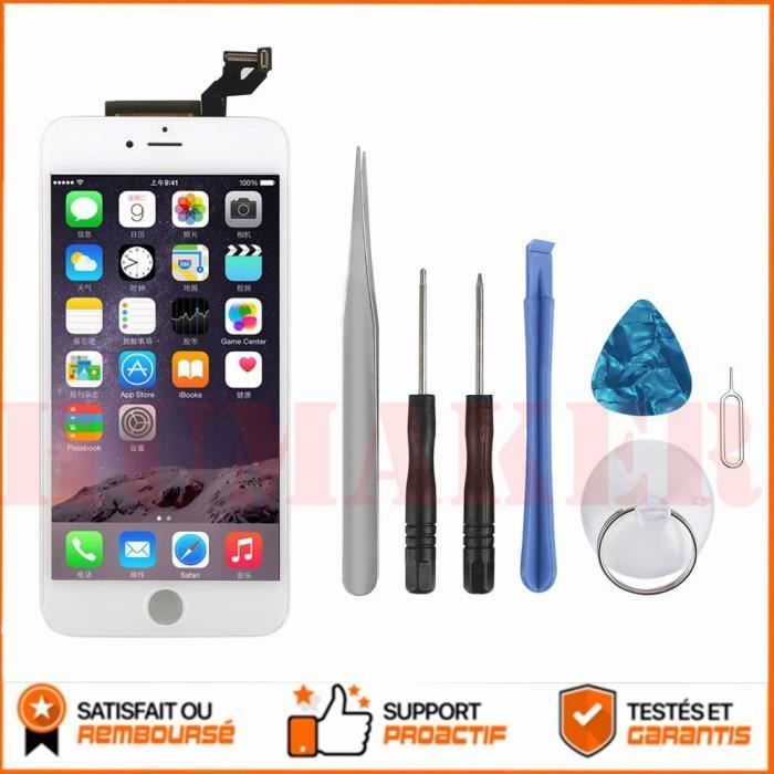 Écran LCD + Vitre Tactile Pour IPhone 6S Noir - Neuf Avec Outils Inclus
