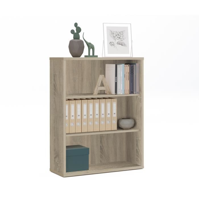 Étagère de bureau coloris Cambrian - Hauteur 99.5 x Longueur 75.5 x Profondeur 33 cm Étagère de bureau coloris Cambrian - Hauteur 99.5 x Longueur 75.5 x Profondeur 33 cm