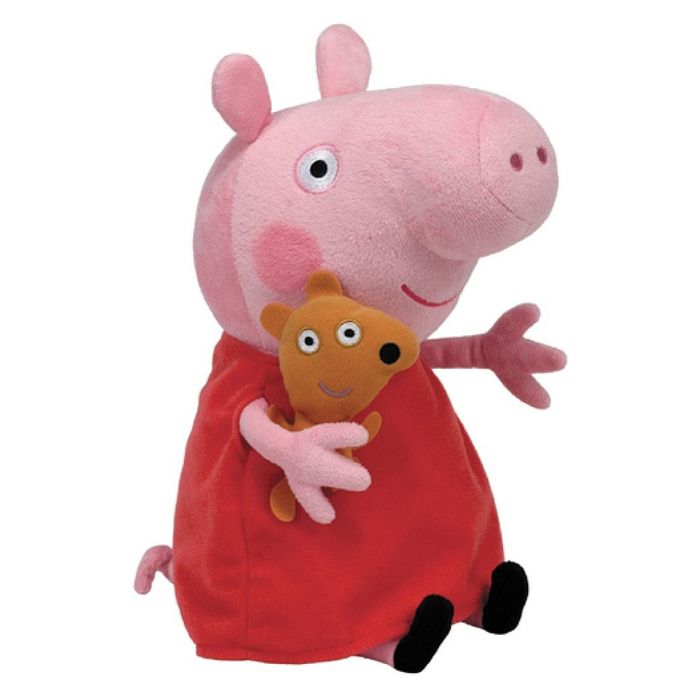Peluche TY Peppa Pig Peppa et Teddy Rose Cdiscount Jeux