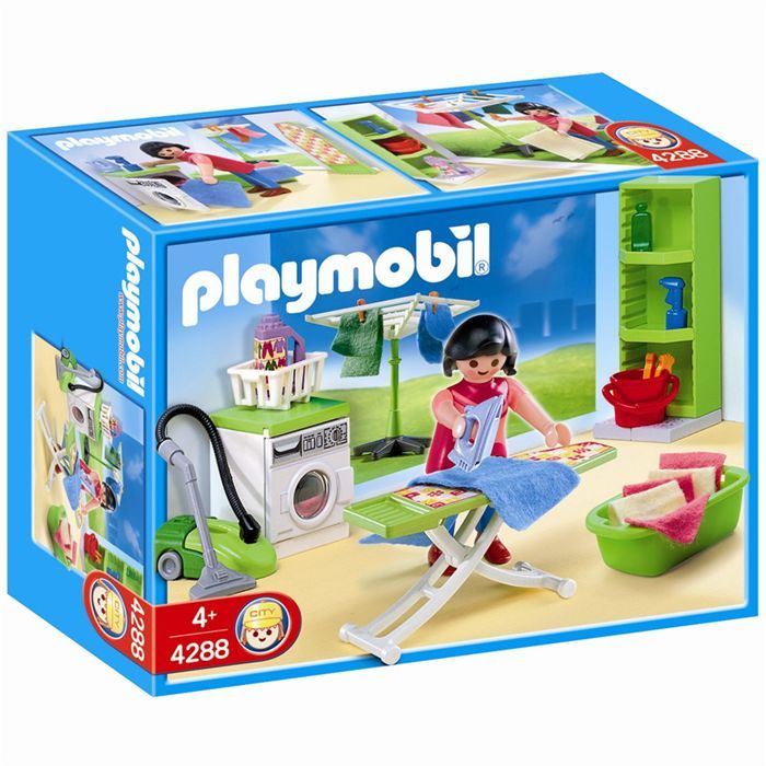 playmobil buanderie