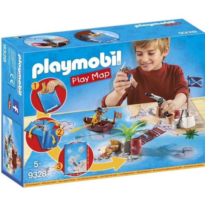 9328 playmobil pirates avec support de jeu 1218