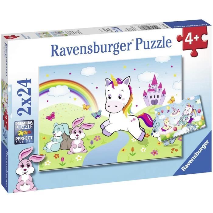 Puzzle licorne 4 ans clearance