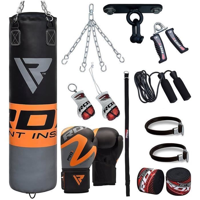 Rdx Sac De Frappe Rempli Lourd Punching Ball Kickboxing Muay Thai