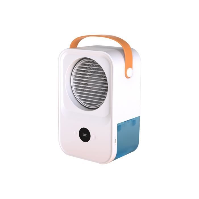 Portable Air Cooler Fan USB Mini Climatiseur Humidificateur Affichage  NuméRique Ventilateur ÉLectrique pour Office Home-B - Cdiscount Bricolage