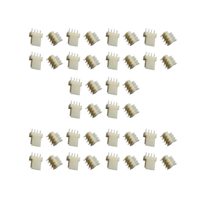 Droite Angle Broche En-tête DIP Rangée 5 Broche 2.54mm Pas